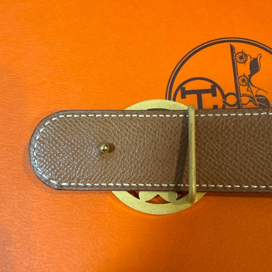 Hermes Belts H Brown Black 70