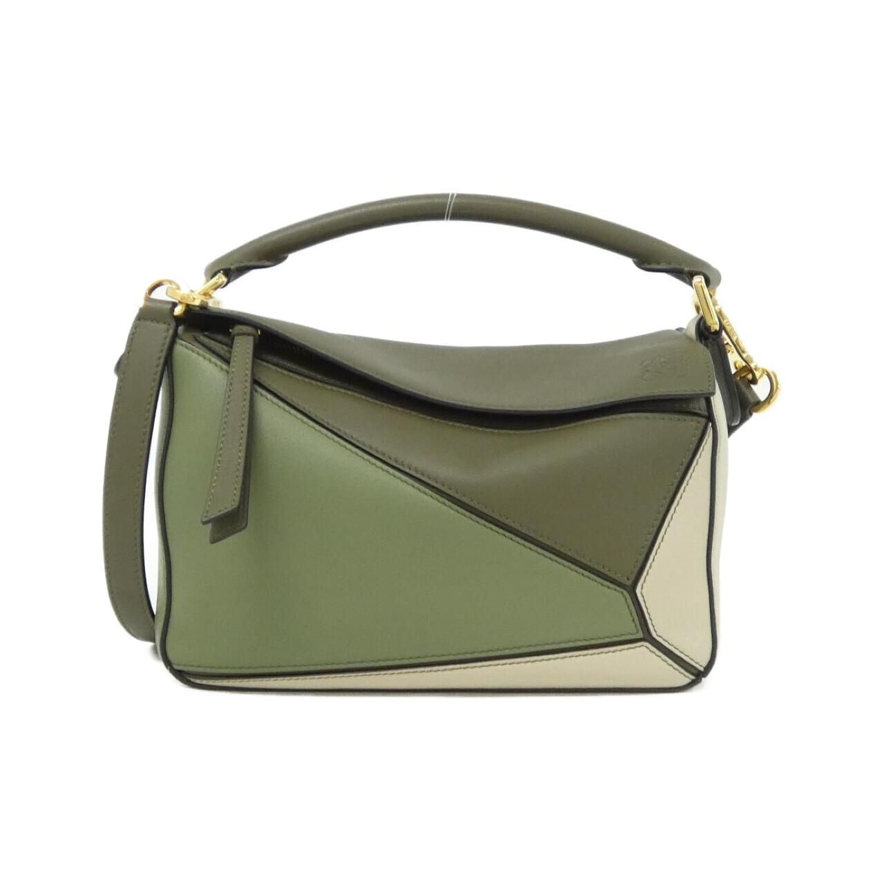 Loewe Handbag A510S21X55 4366/Autumn Green+Light Gold(