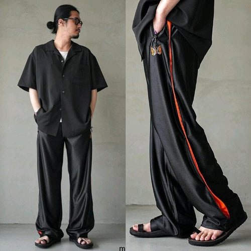 Pantalon large Needles Pantalon de survêtement ample 26Ss Tricot Sateen