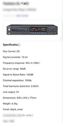 Technics Cd Sacd Player Sl-P300 Hifi