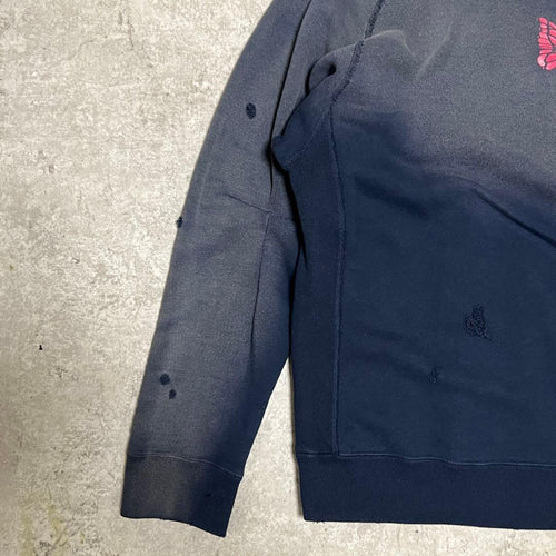 Needles Sweatshirts Deconstructed Sweat Shirt Navy M