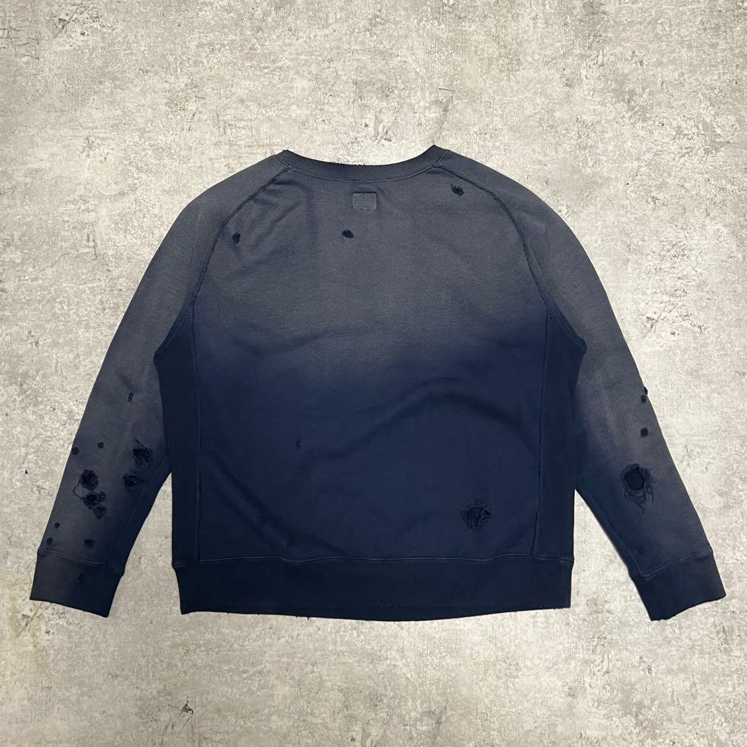 Needles Sweatshirts Deconstructed Sweat Shirt Navy M