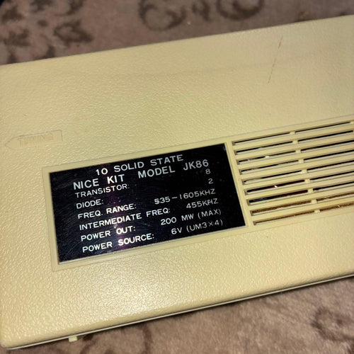 Radios Radio Cassette Players Am Nice Kit Model Jk86