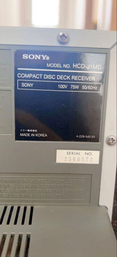 Sony Mini Component Systems Cmt-J1Md