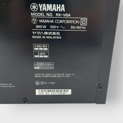 Yamaha Av Amplifiers Rx-V6A(B)