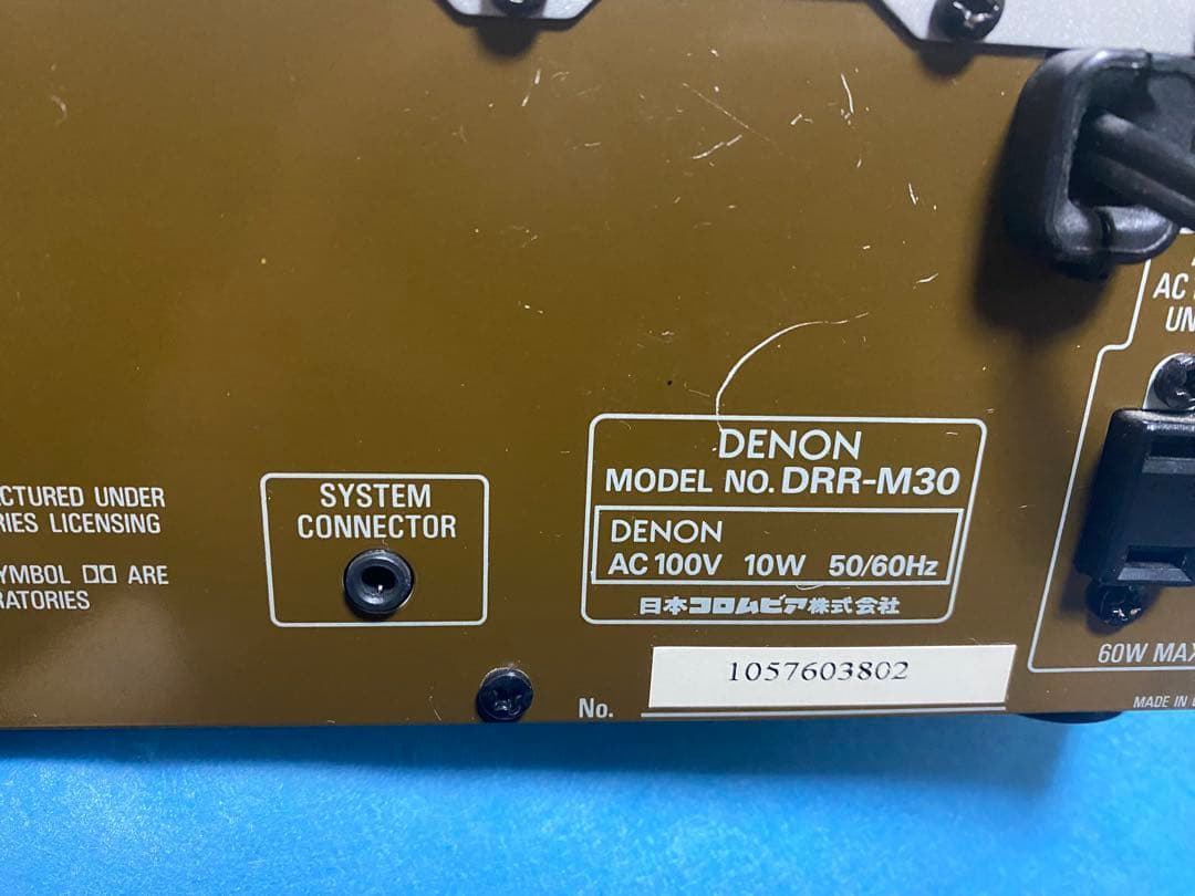 Denon Cd Md Cassette Deck Drr-M30