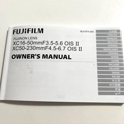 Fujifilm Zoom Lenses Fujinonlens50-230Mm4.5-6.7Ois