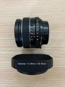 Pentax Lens (Single Focus) Smc Takumar F1.8 [M42