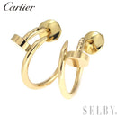 Cartier Earrings (For Both Ears) K18Yg