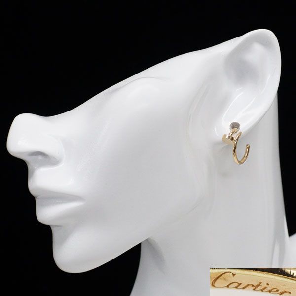 Cartier Earrings (For Both Ears) K18Yg