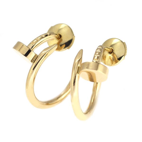 Cartier Earrings (For Both Ears) K18Yg