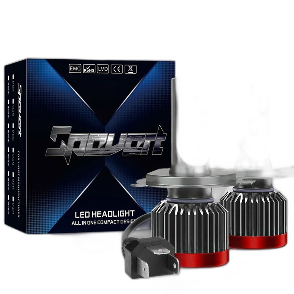Light Led H4 Gx Lx Jzx100 H8.9 H13.9 20000Lm Spevert