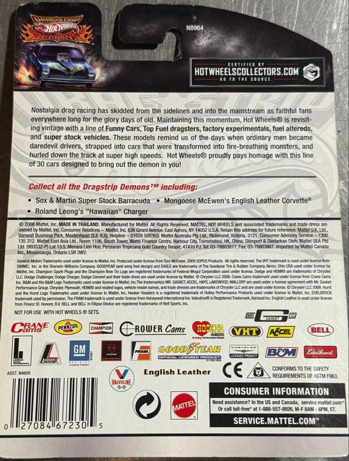 Hot Wheels Dragstrip Demons Charger