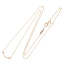 Tiffany Necklace Co T 40.5/45.5 K18Pg Used A