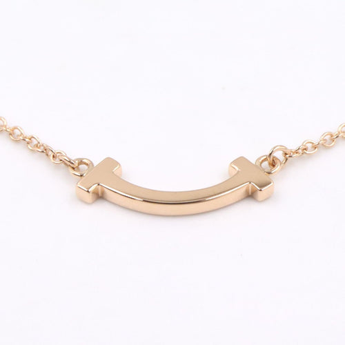 Tiffany Necklace Co T 40.5/45.5 K18Pg Used A