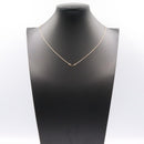 Tiffany Necklace Co T 40.5/45.5 K18Pg Used A