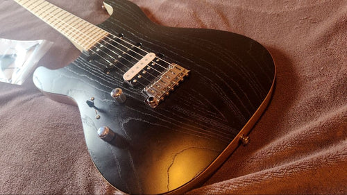 Electric Guitar Saito Guitars S-622L Blackopenpore