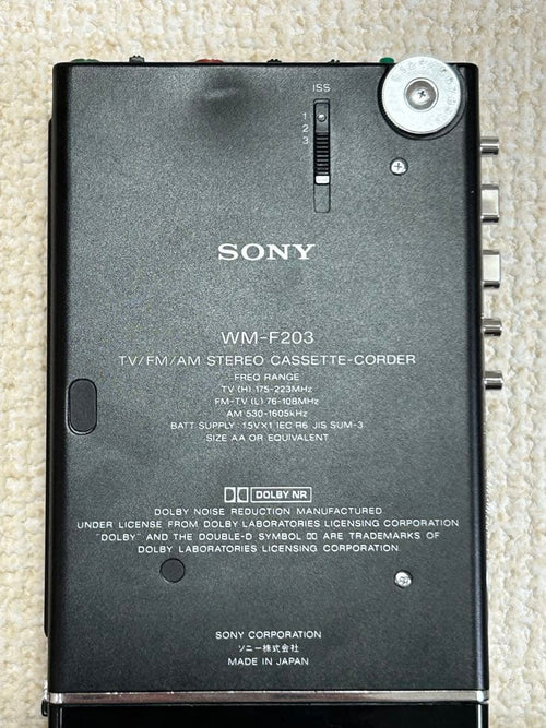 Sony Cassette Player Wm-F203