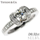 Tiffany Ring Pt950 0.52Ct