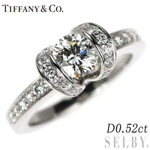 Tiffany Ring Pt950 0.52Ct