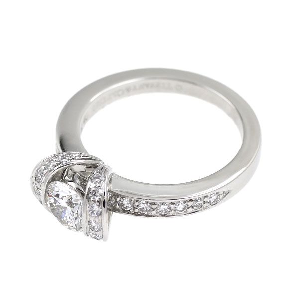 Tiffany Ring Pt950 0.52Ct