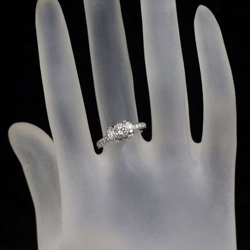 Tiffany Ring Pt950 0.52Ct
