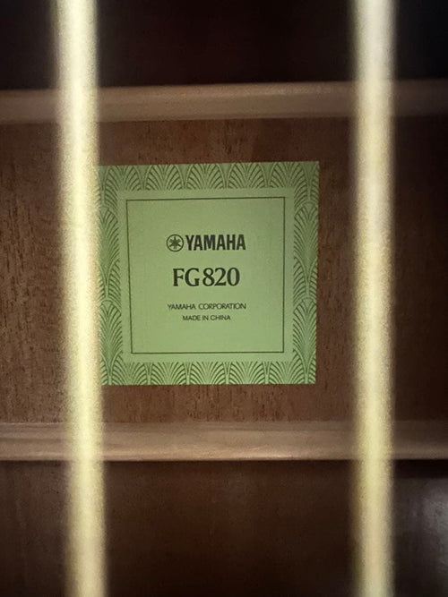 Yamaha Acoustic Guitars Fg820Bs