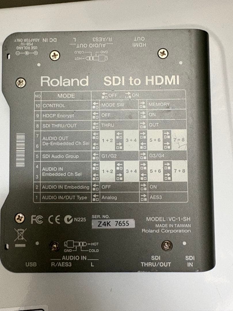 Other Roland Vc-1-Sh Sdi To Hdmi
