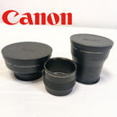 Canon Conversion Converter Lenses Tc-Dc58C 2X Wc-Dc58B 0.75X