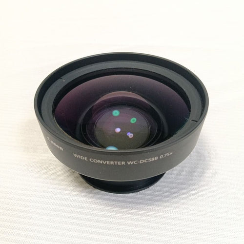 Canon Conversion Converter Lenses Tc-Dc58C 2X Wc-Dc58B 0.75X