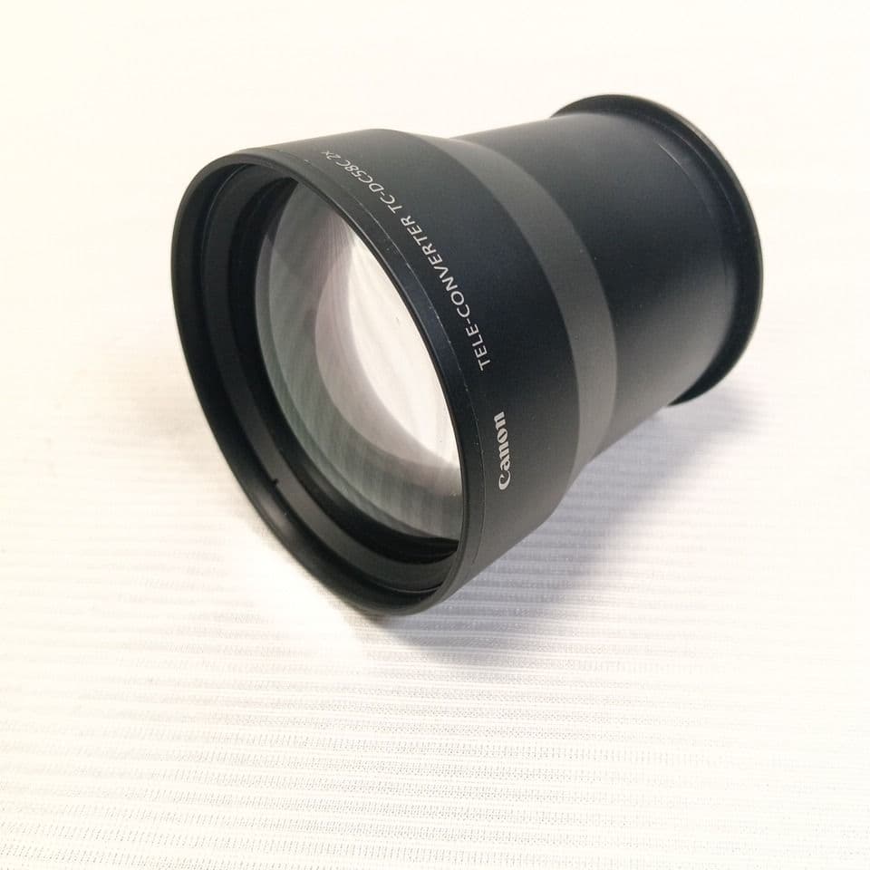 Canon Conversion Converter Lenses Tc-Dc58C 2X Wc-Dc58B 0.75X