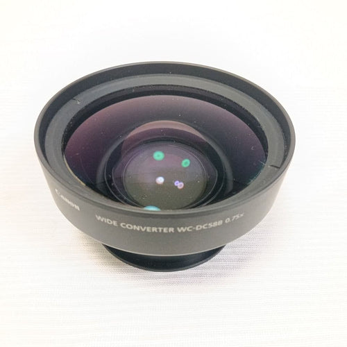Canon Conversion Converter Lenses Tc-Dc58C 2X Wc-Dc58B 0.75X
