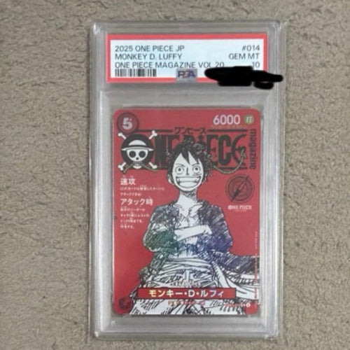 One Piece Card Game 20 Psa10