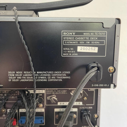 Sony Cd, Md Cassette Decks Dhc-Md717 Cdmd3