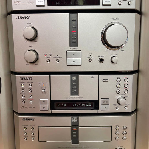Sony Cd, Md Cassette Decks Dhc-Md717 Cdmd3