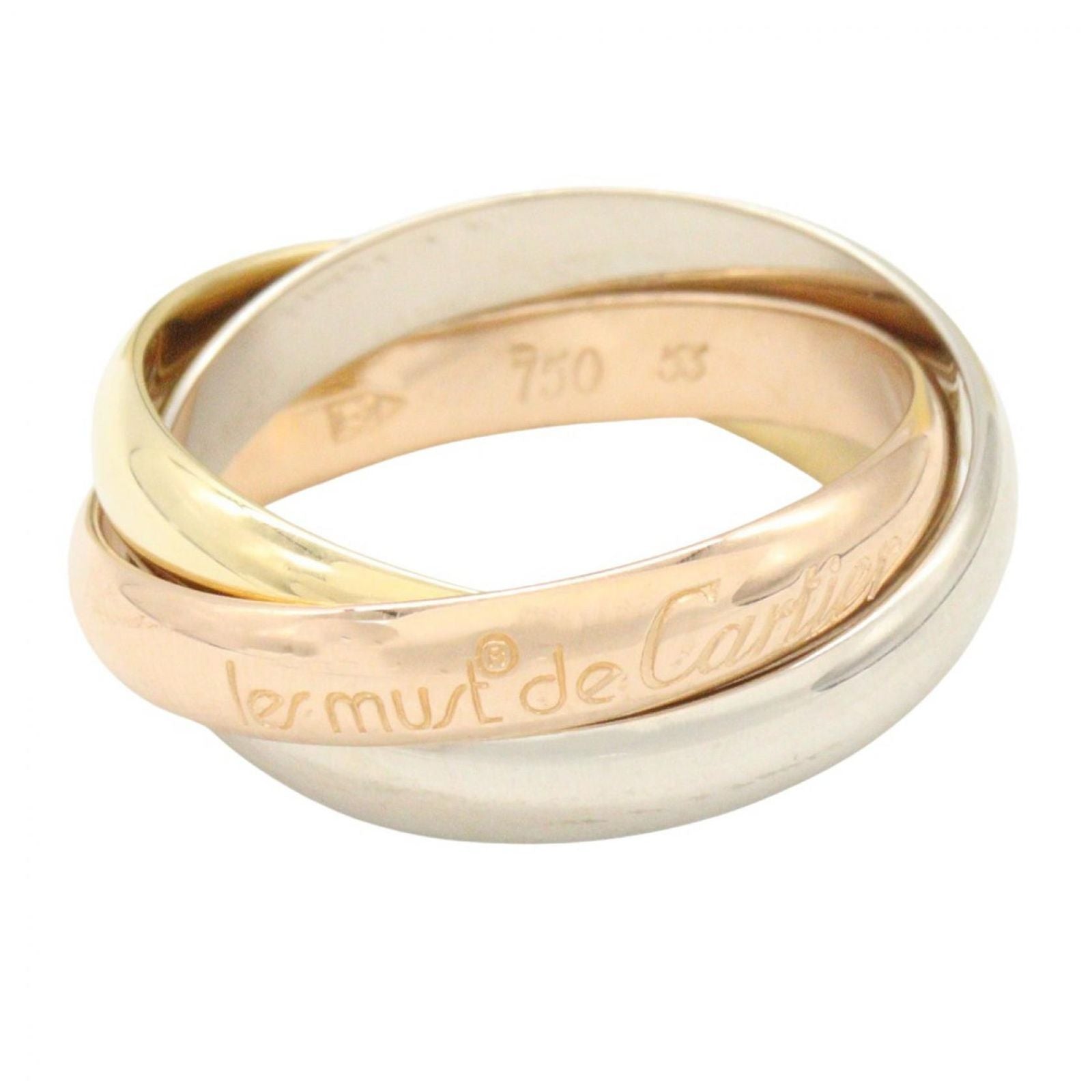 Cartier Ring K18 K18Wg Used A