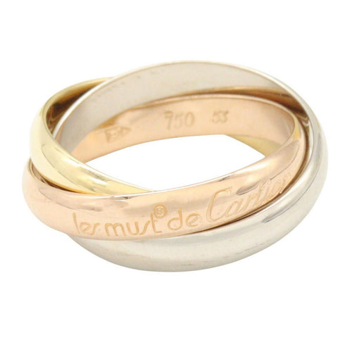 Cartier Ring K18 K18Wg Used A