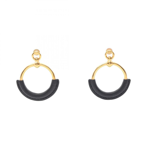 Hermes Earrings (For One Ear) Gp Used B