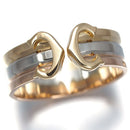 Cartier Ring 2C C C2 Sm 51 K18Yg/Wg/Pg #194928