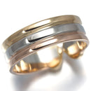 Cartier Ring 2C C C2 Sm 51 K18Yg/Wg/Pg #194928