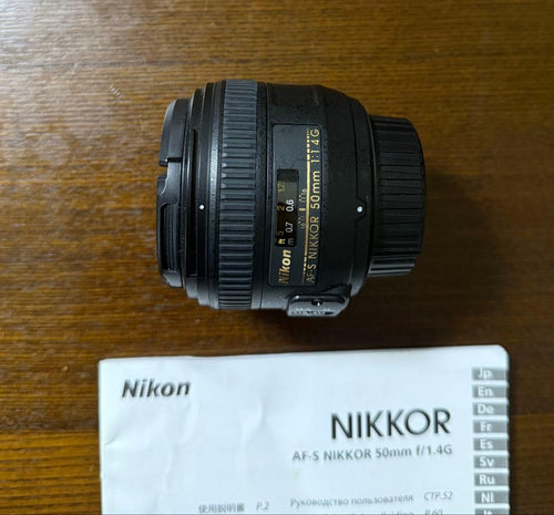 Nikon Prime Lenses Af-S Nikkor F/1.4G