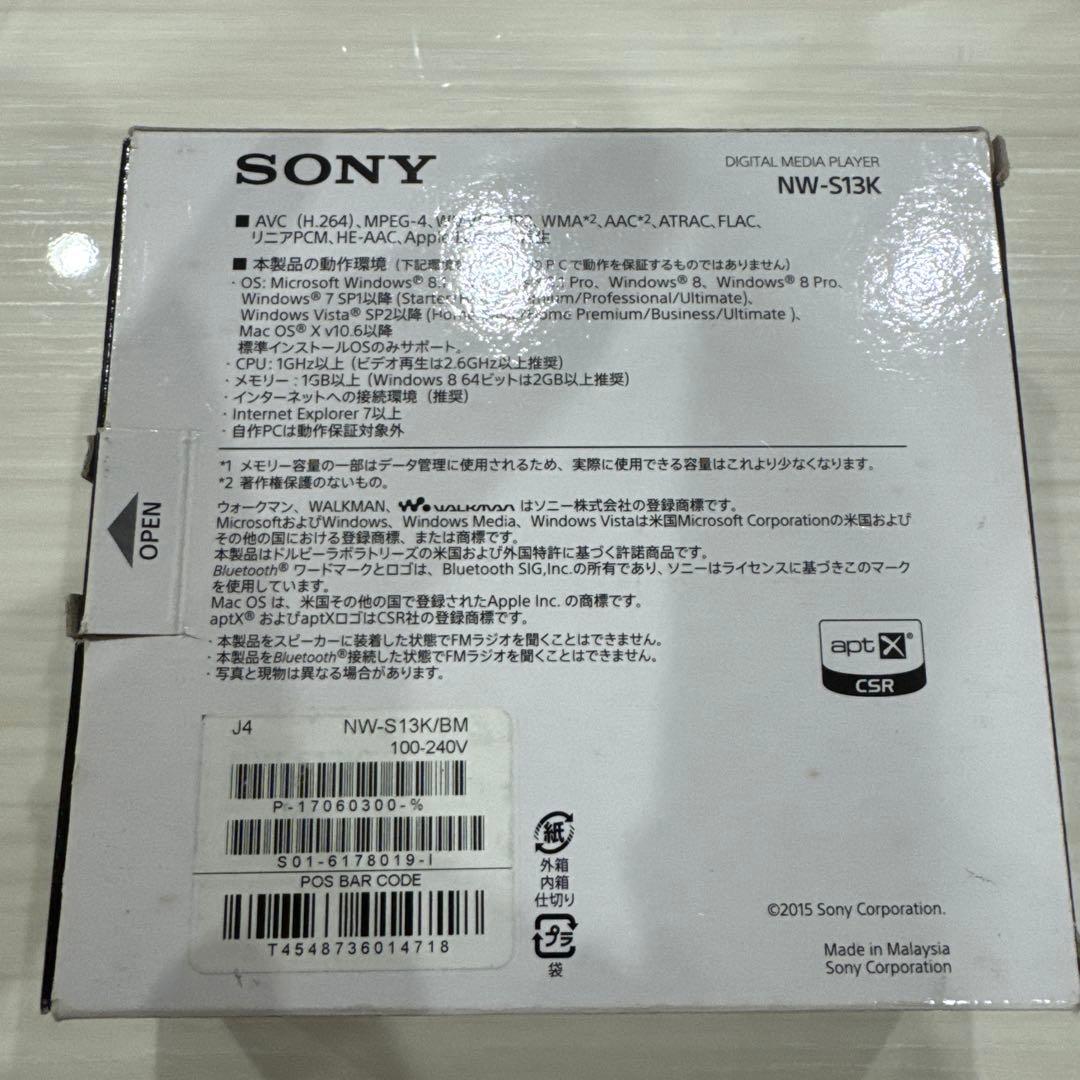 Sony Digital Audio Player Nw-S313K Black