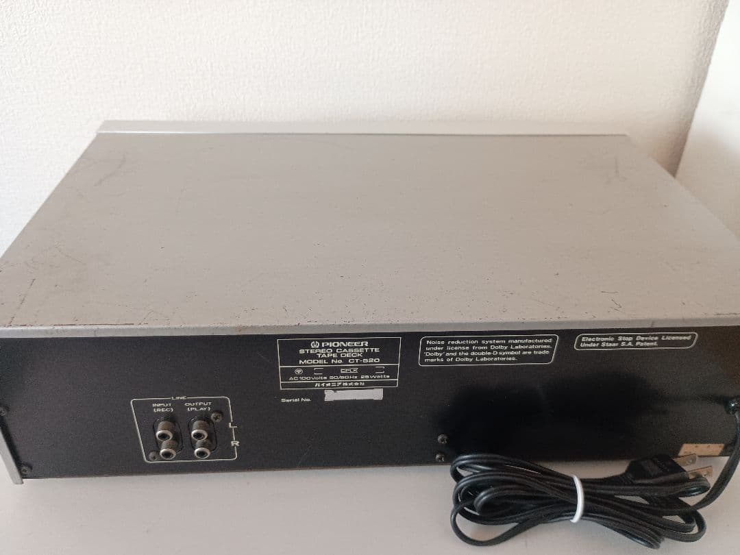 Pioneer Cd Md Cassette Deck Ct-520