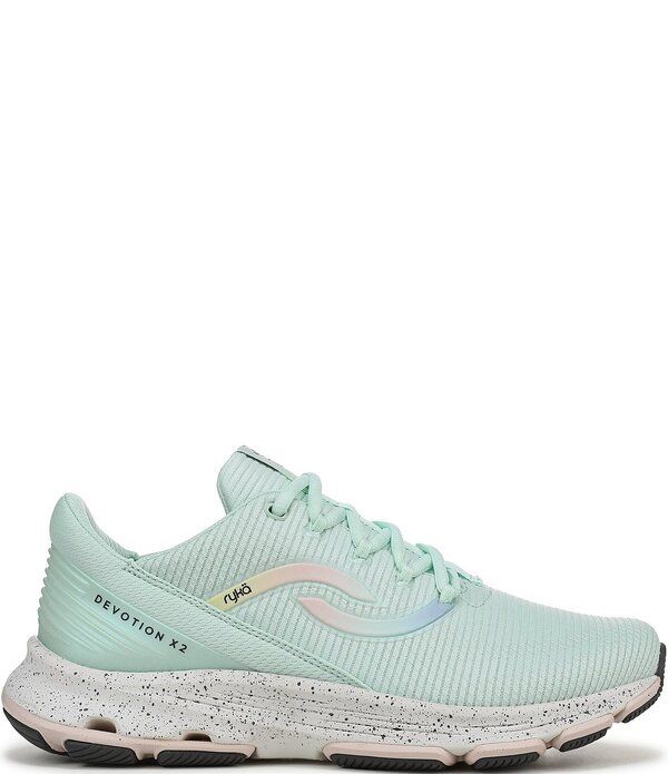 Sneakers Ryka Womens Devotion X 2 Mesh Fitness Walking Opal Green
