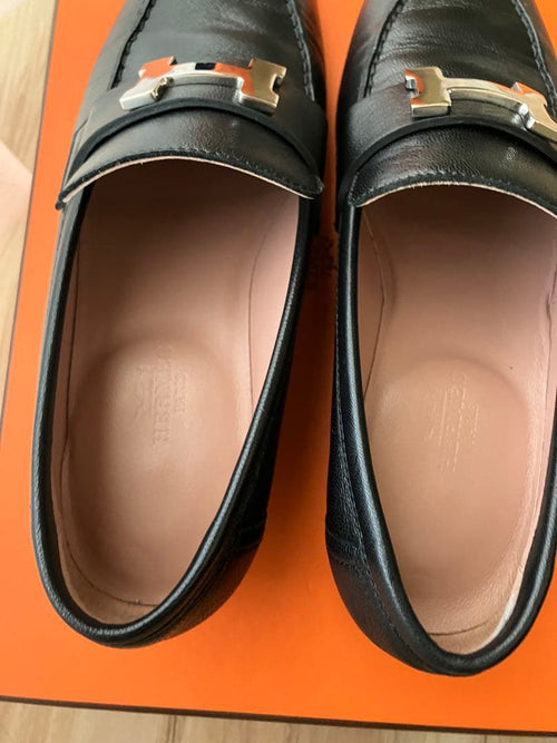 Hermes Loafers Dress Shoes 35