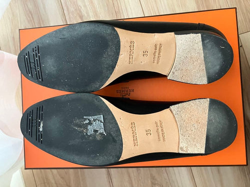 Hermes Loafers Dress Shoes 35