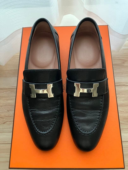 Hermes Loafers Dress Shoes 35