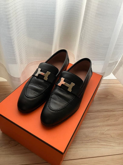 Hermes Loafers Dress Shoes 35