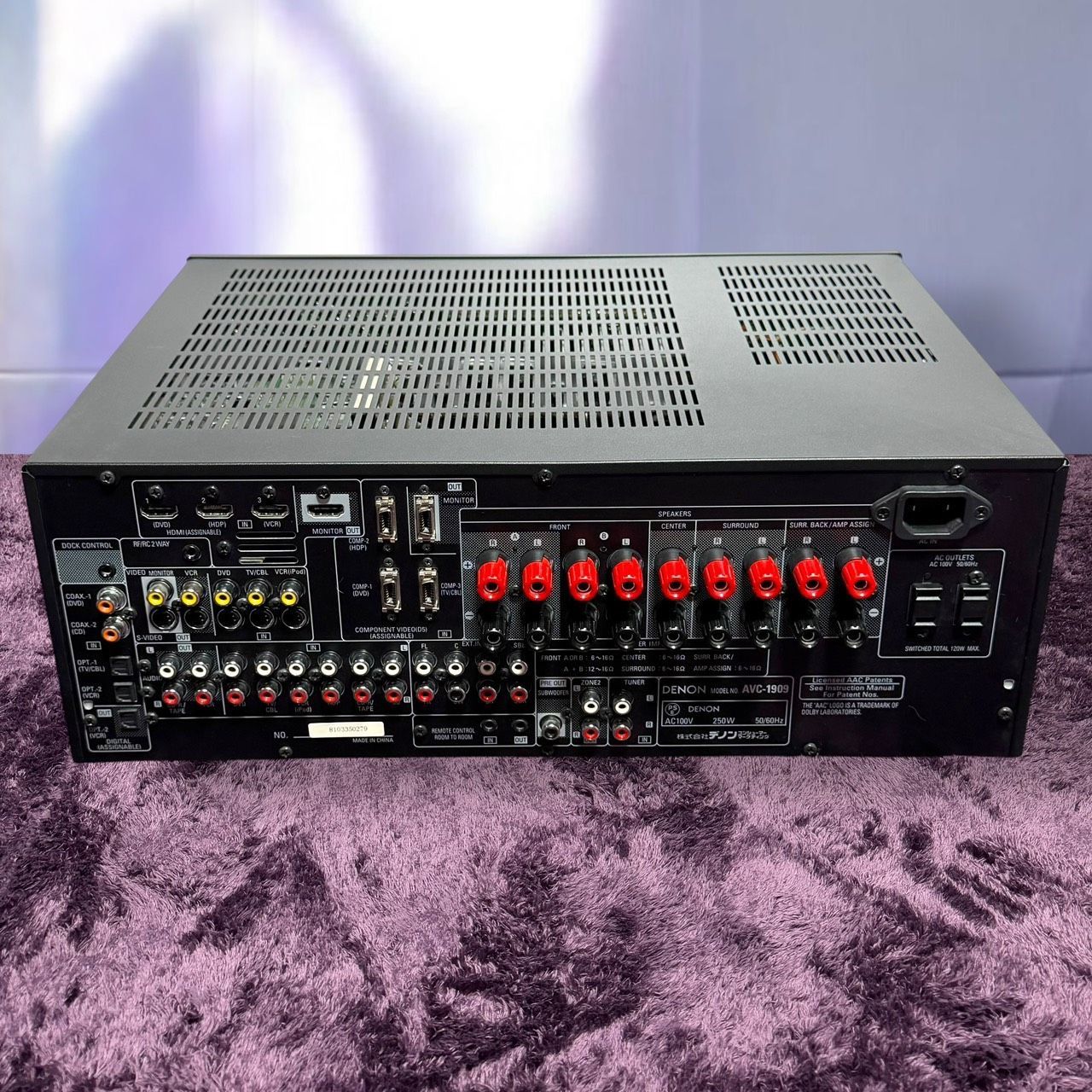 Denon Av Amplifier Avc-1909 K 7.1Ch 8