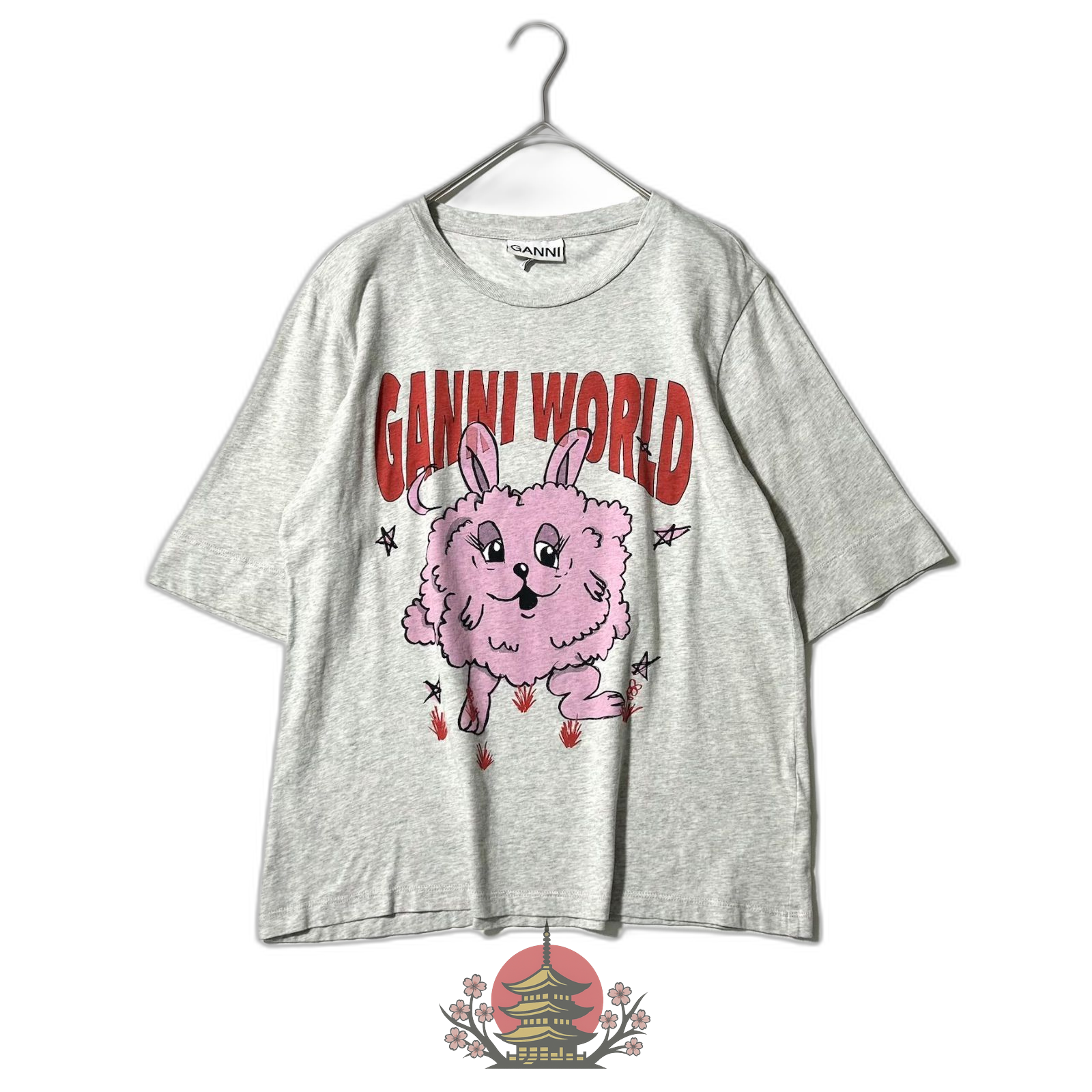 Ganni Short Sleeve (T -Shirt) 3413Y M